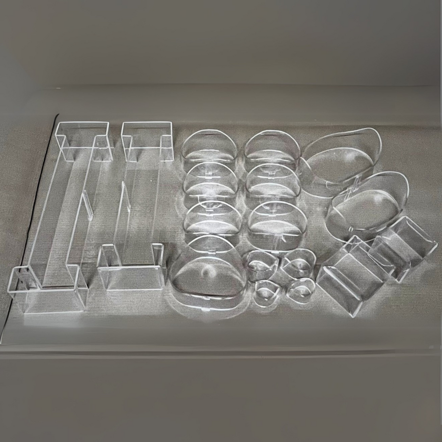Acrylic Basti Yantra Equipment 17 Pcs, For Ayurvedic Therapy