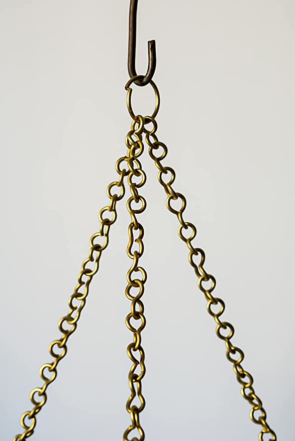 Shirodhara Pot Ayurvedic Equipment with Control Valve and Brass Chain for Panchkarma Abhyanga