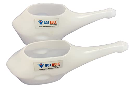 Jal Neti Pot for Sinus Congestion (Pack of 2)