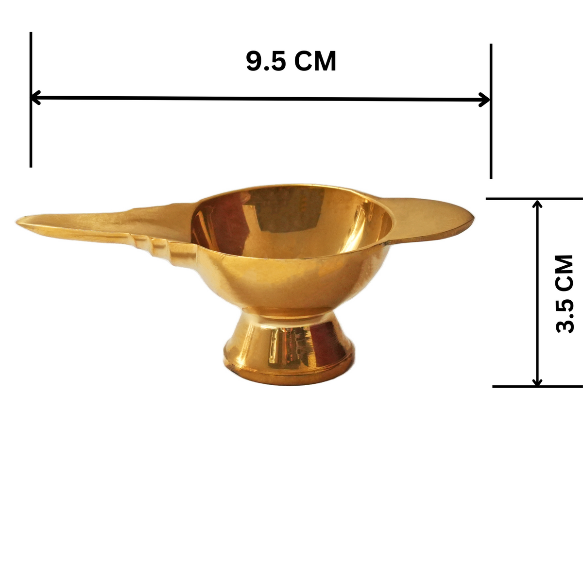 Brass Nasya karma Set