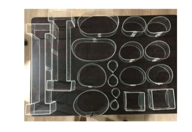 Acrylic Basti Yantra Equipment 17 Pcs, For Ayurvedic Therapy